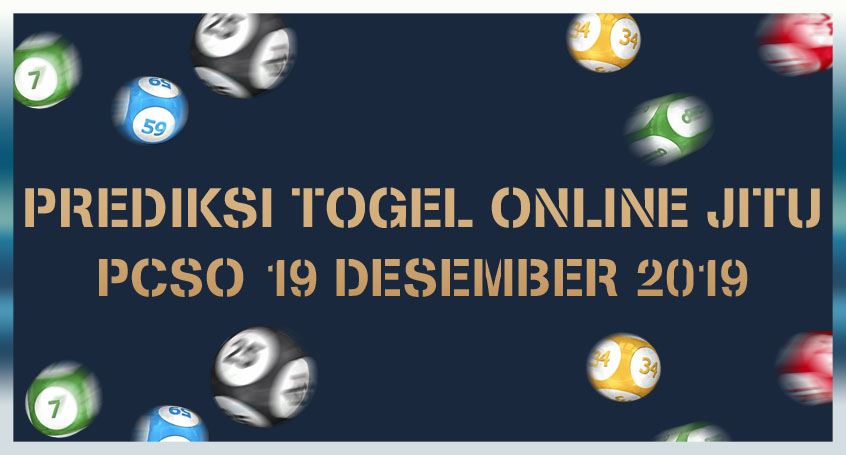 Prediksi Togel Online Jitu PCSO 19 Desember 2019